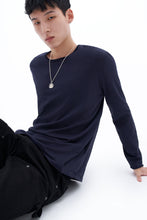 Load image into Gallery viewer, Roll Neck Longsleeve Navy