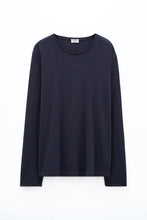 Load image into Gallery viewer, Roll Neck Longsleeve Navy