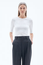 Load image into Gallery viewer, Cotton Stretch Elbow Sleeve White