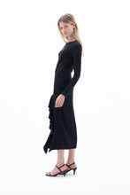 Load image into Gallery viewer, Cotton Stretch Long Sleeve Black