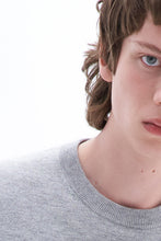 Load image into Gallery viewer, Cotton Merino Sweater Light Grey