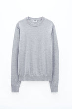 Load image into Gallery viewer, Cotton Merino Sweater Light Grey