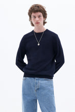 Load image into Gallery viewer, Cotton Merino Sweater Navy