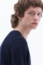 Load image into Gallery viewer, Cotton Merino Sweater Navy