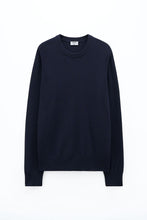 Load image into Gallery viewer, Cotton Merino Sweater Navy