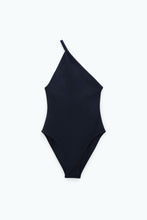 Load image into Gallery viewer, Asymmetric Swimsuit Black
