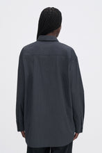 Load image into Gallery viewer, Sammy Pinstripe Shirt Charcoal