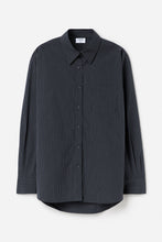 Load image into Gallery viewer, Sammy Pinstripe Shirt Charcoal