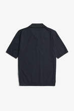 Load image into Gallery viewer, Leif Cotton Linen Polo Dark navy