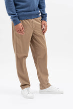 Load image into Gallery viewer, Ezra Relaxed Organic Stretch Twill Trouser Utility Khaki
