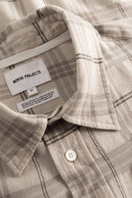 Load image into Gallery viewer, Ivan Relaxed Check SS Shirt Oatmeal