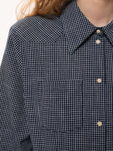 Load image into Gallery viewer, Selma Check Dress Indigo