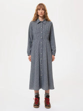 Load image into Gallery viewer, Selma Check Dress Indigo