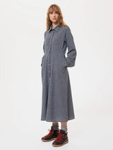 Load image into Gallery viewer, Selma Check Dress Indigo