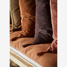 Load image into Gallery viewer, Velvet cushion cover 50x50, Burnt orange
