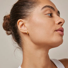 Load image into Gallery viewer, Chunky Classic 8mm Hoops 925S/Gold Plated