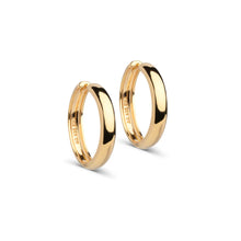 Load image into Gallery viewer, Classic Wide 25 mm Hoops 925S/Gold Plated