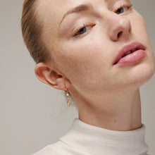 Load image into Gallery viewer, May Hoops Gold Plated