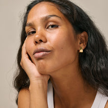 Load image into Gallery viewer, Ziva Hoops 925 Silver/Gold plated