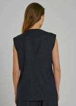 Load image into Gallery viewer, Kandria waistcoat Brown pinstripe