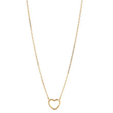 Load image into Gallery viewer, Organic Heart Necklace Gold