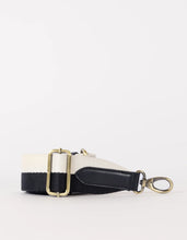 Load image into Gallery viewer, Striped Webbing Strap Black & White