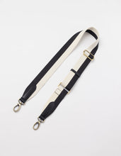 Load image into Gallery viewer, Striped Webbing Strap Black & White