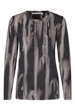 Load image into Gallery viewer, Xenia Mottled LS t-shirt Grey combo