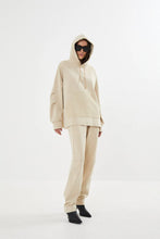 Load image into Gallery viewer, Sevilla Loop back Hoodie Oyster