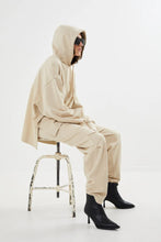 Load image into Gallery viewer, Sevilla Loop back Hoodie Oyster