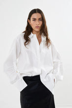 Load image into Gallery viewer, Lourdes Poplin shirt White