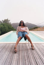 Load image into Gallery viewer, RAHA Denim shorts Washed indigo