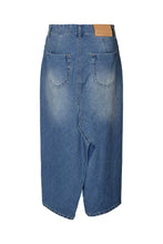 Load image into Gallery viewer, RAMONE Denim skirt Washed indigo