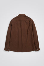 Load image into Gallery viewer, Anton Brushed Flannel Shirt Rust Brown