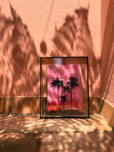 Load image into Gallery viewer, Acrylic frame brown palms