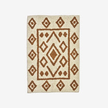 Load image into Gallery viewer, Tufted cotton bath mat 90x60, Off white/Mustard