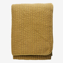 Load image into Gallery viewer, Quilted bed cover 240x240, Mustard