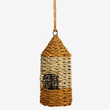 Load image into Gallery viewer, Hanging bird house, Natural/orange