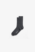 Load image into Gallery viewer, Bjarki Neps Wool Rib Sock