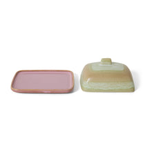 Load image into Gallery viewer, 70s ceramics butter dish, skyline