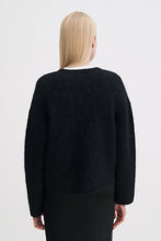 Load image into Gallery viewer, Fluffy Cardigan Ink Black