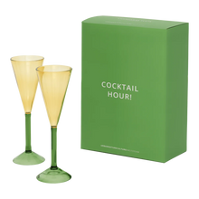Load image into Gallery viewer, Champagne flute, set of 2