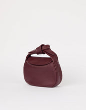 Load image into Gallery viewer, Coco Croissant Dark Cherry Soft Grain Leather