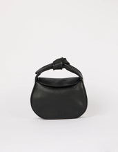 Load image into Gallery viewer, Coco Croissant Black Soft Grain Leather