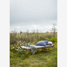Load image into Gallery viewer, Recycled cotton throw Dusty green