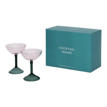 Load image into Gallery viewer, Coupe cocktail glass, set of 2