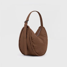 Load image into Gallery viewer, CURVE Half Moon Bag Dark Taupe