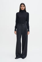 Load image into Gallery viewer, Darcey Wool Trousers Black