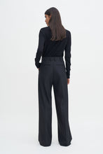 Load image into Gallery viewer, Darcey Wool Trousers Black
