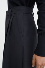 Load image into Gallery viewer, Darcey Wool Trousers Black